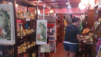 Inside the gift shop